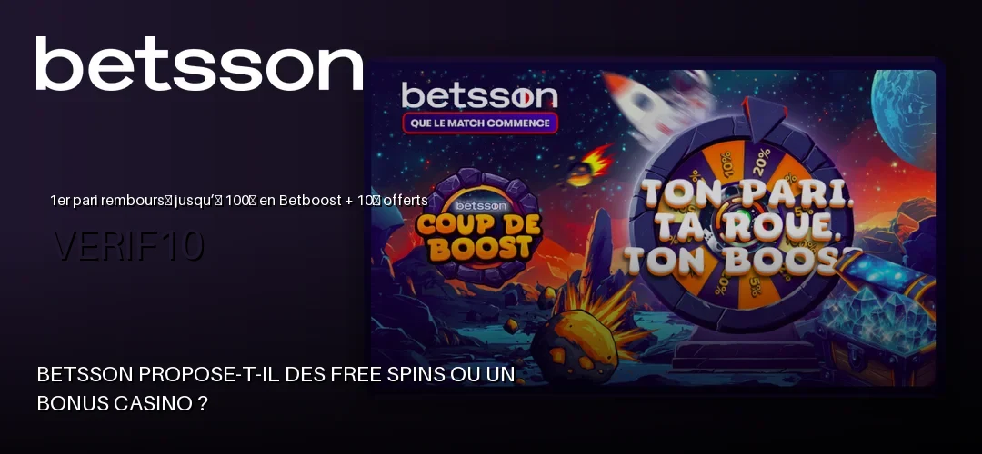 Capture d'écran du site Betsson
