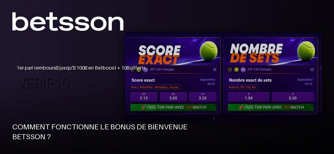 Capture d'écran du site Betsson